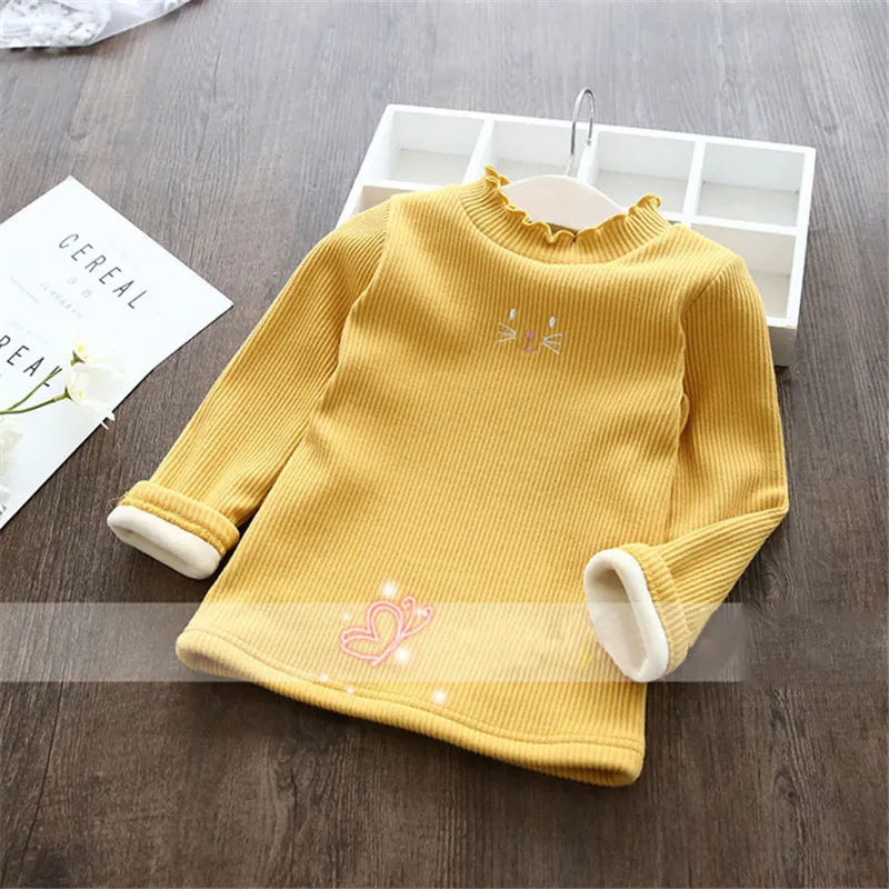 Playwear cartoon sweater for kids, durable knitwear for active toddlers