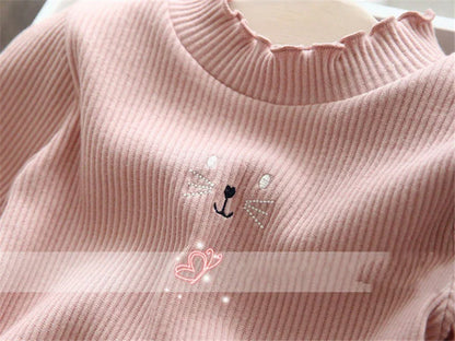 Toddler cartoon winter sweater, a warm and stylish piece of kids apparel