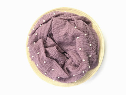 Soft pink unisex newborn photography wrap, versatile baby blanket for professional photos