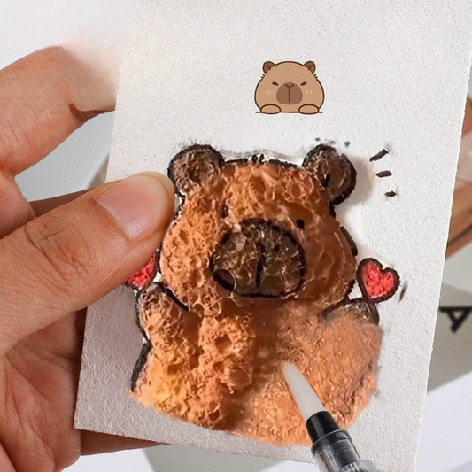 Creative Texture Art Pen Set with various tips for realistic model making & diorama supplies, craft tools