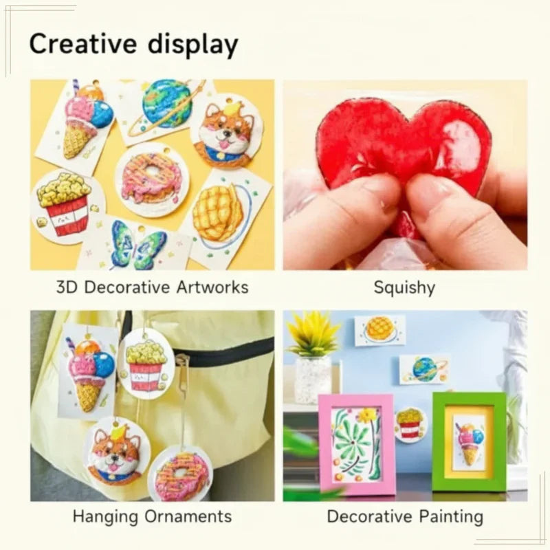 Packaging of a Texture Art Pen Set, highlighting 'Realistic Models' and 'Diorama Supplies' keywords, creative art