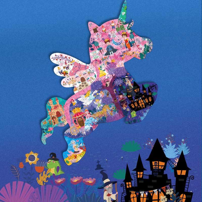 Dolphin wooden jigsaw puzzle, a creative animal toy promoting educational play for young kids
