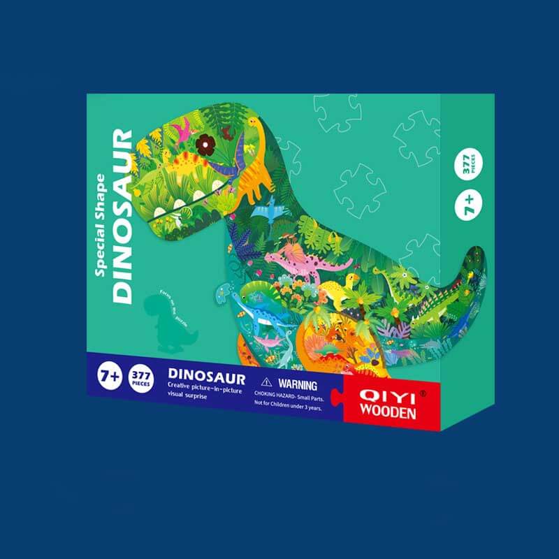 Set of creative wooden animal jigsaw puzzles for kids, featuring various educational designs
