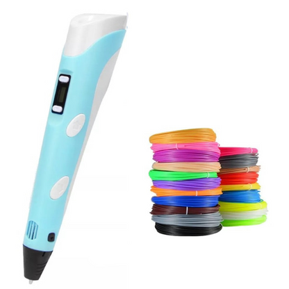 Creative 3D drawing pen with a comfortable grip, perfect for hours of drawing and crafting for kids