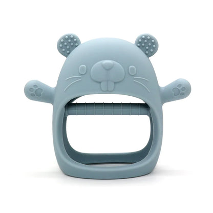 Baby teether bracelet made of food-grade silicone, BPA-free and safe