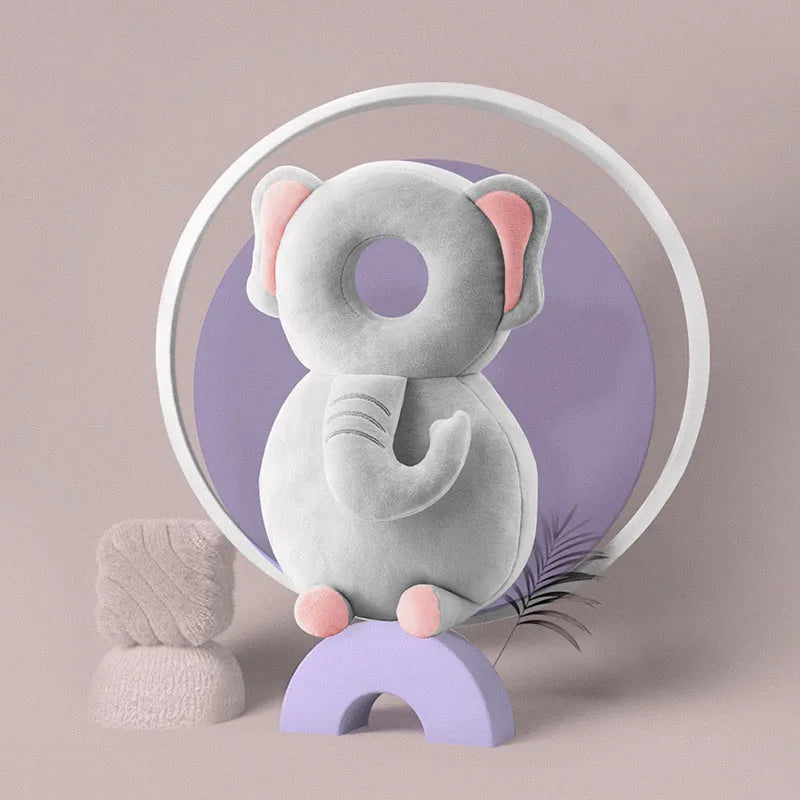 Infant head protection backpack pillow with a koala design, comfortable walking aid