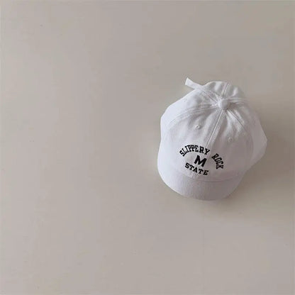 Letter embroidered baseball cap for baby, a fashionable and practical baby accessory