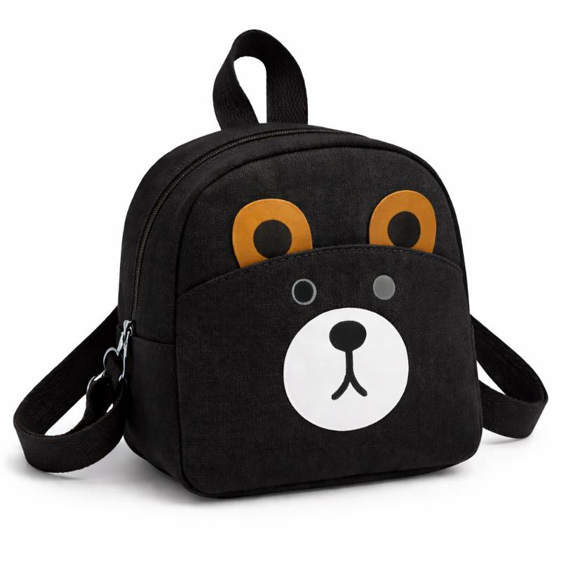 Yellow lion cartoon backpack, cheerful and spacious toddler bag for boys and girls