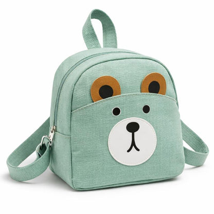 Green frog animal backpack, unique preschool bag for fun-loving children