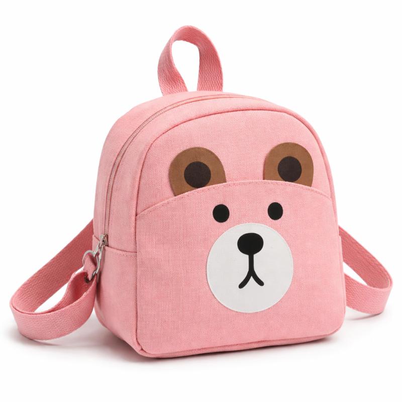 Orange fox kids backpack, cute and durable nursery bag for little adventurers