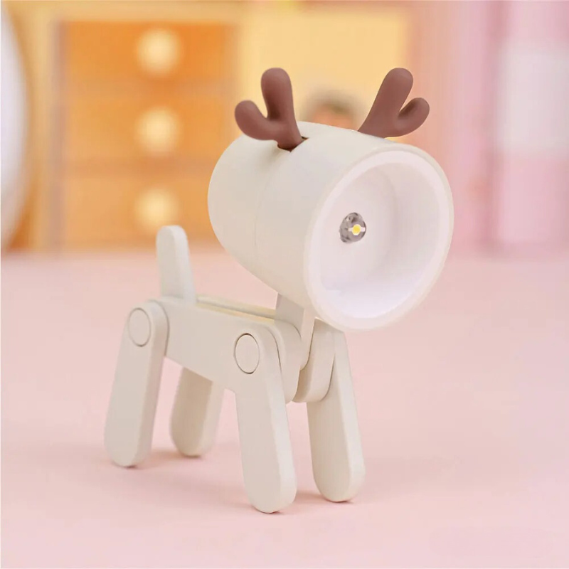 Soft silicone animal night light for children, tap control, safe LED, sleep aid for infants