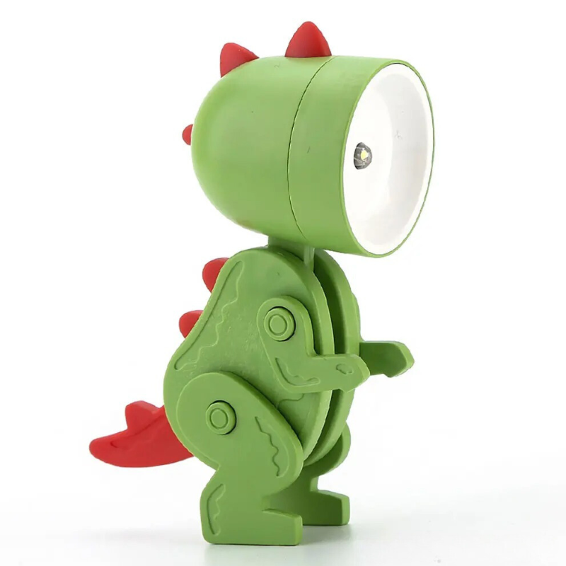 Friendly monkey LED night light, durable silicone, soft light for children's room, easy tap