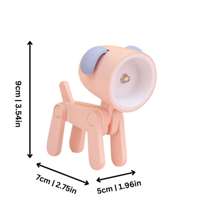 Adorable animal-themed LED night light for children's room, soft light for bedtime stories