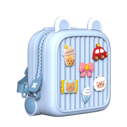Lightweight eco-friendly toddler backpack with fun cartoon animal design