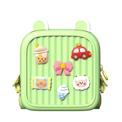 Water-resistant cartoon animal backpack, perfect travel bag for toddlers