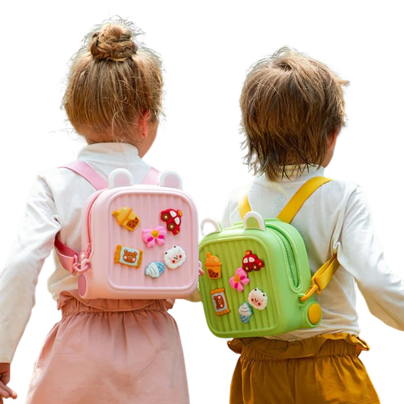 Durable children's cartoon animal school bag, lightweight for daily use