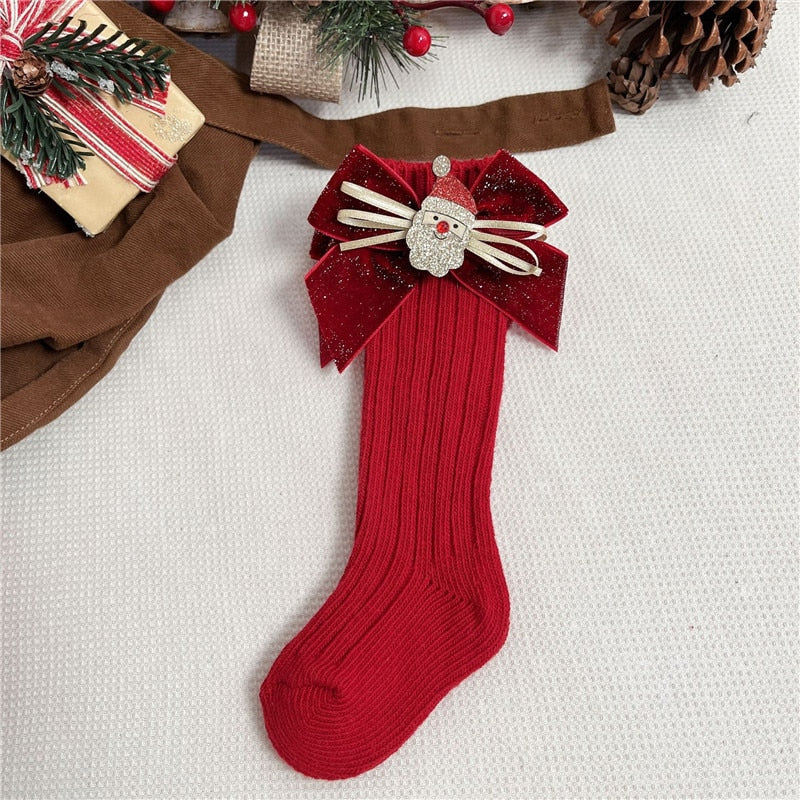 Assorted pack of anti-slip Christmas character socks for babies & toddlers