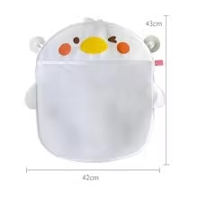 Bathroom accessory for kids: duck character bath toy organizer to keep tub clutter-free.