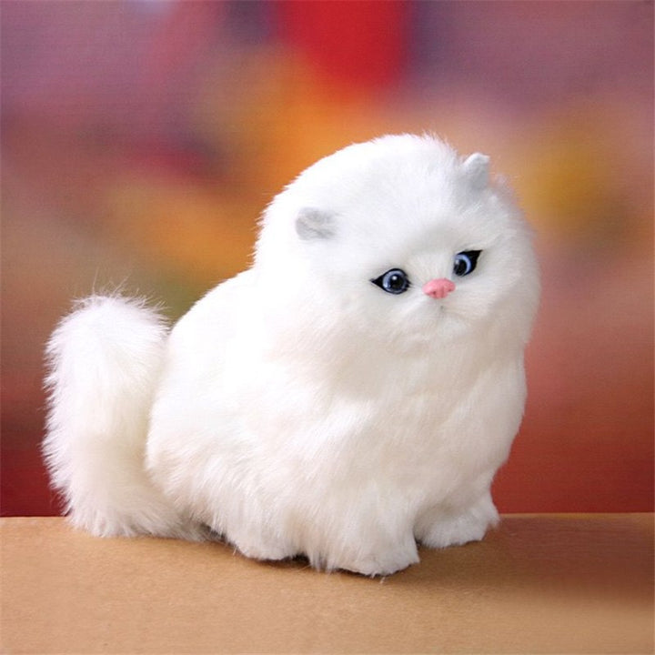 Soft interactive electric plush kitten that makes sounds, a perfect gift for children and toddlers.