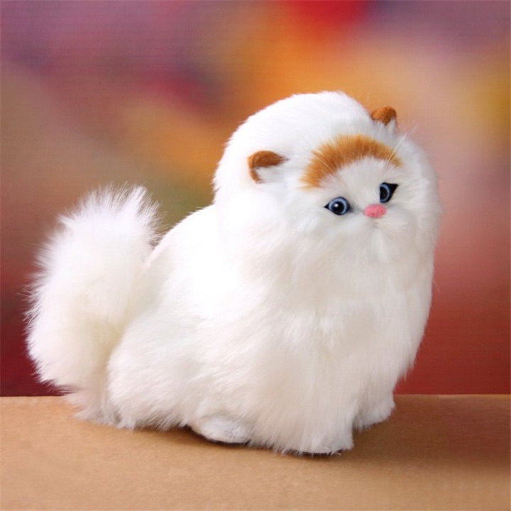 Adorable children's electric plush kitten, interactive with sounds. A cuddly and fun pet toy gift.