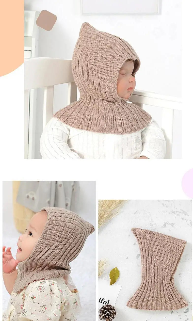 Stylish knitted baby winter hat, a must-have for newborns and toddlers, providing ultimate warmth, unisex.