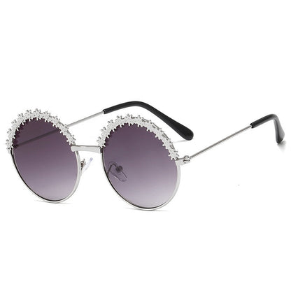 Stylish blue children's eyewear, UV protection sunglasses for toddlers, summer essential