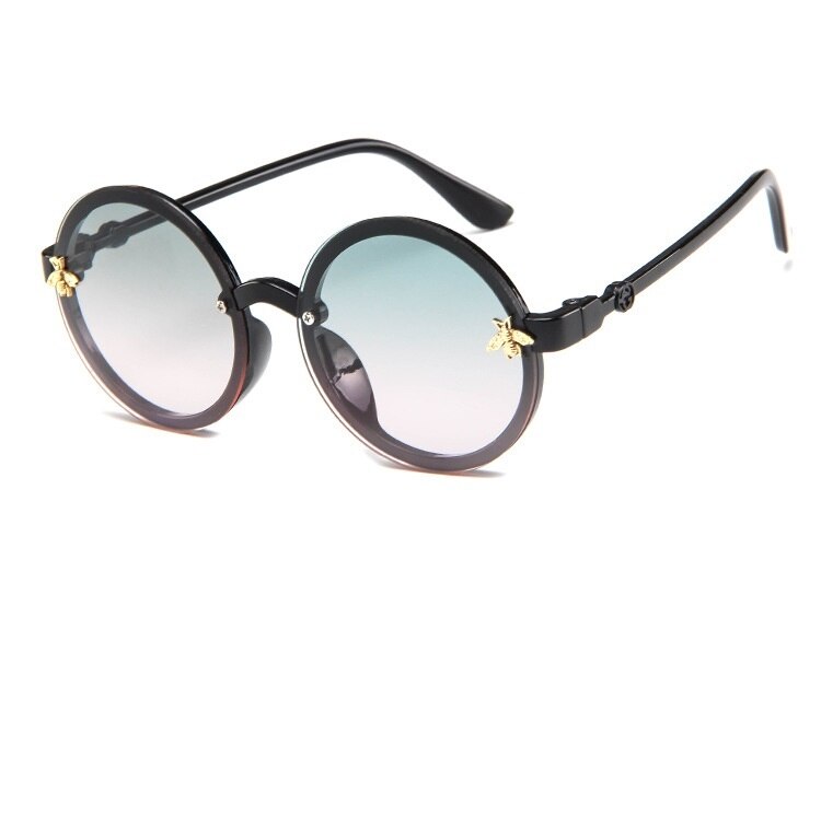 Purple UV protection sunglasses for kids, durable and cute for outdoor play
