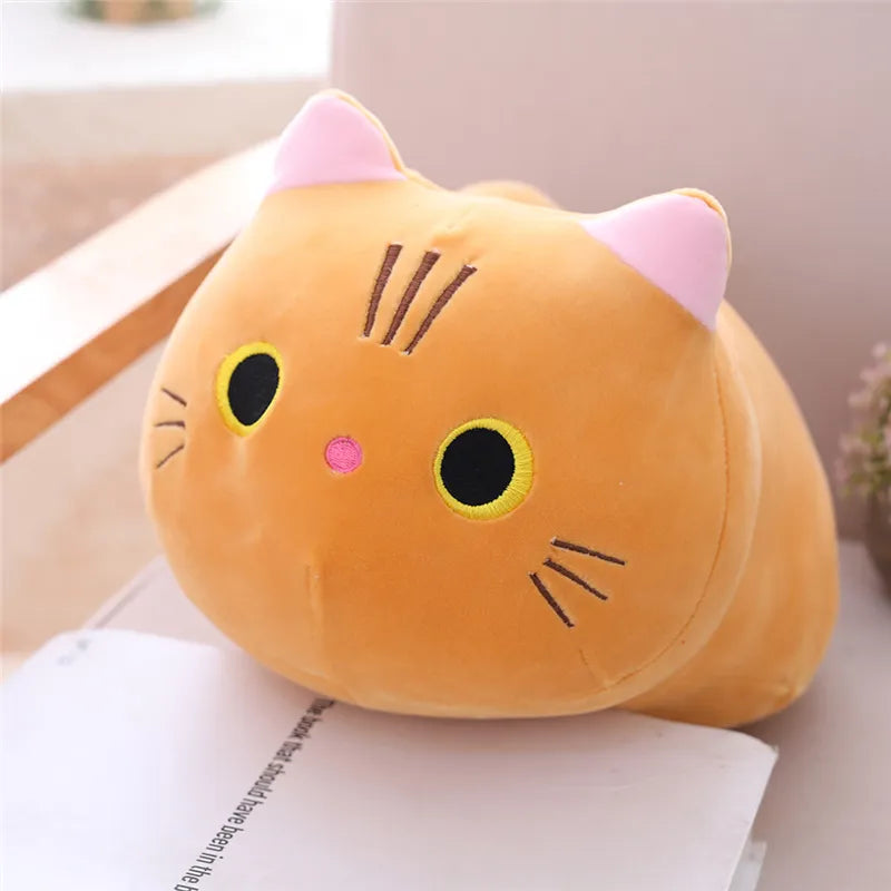 Adorable cat plush, a perfect children's gift for playtime and cuddles.