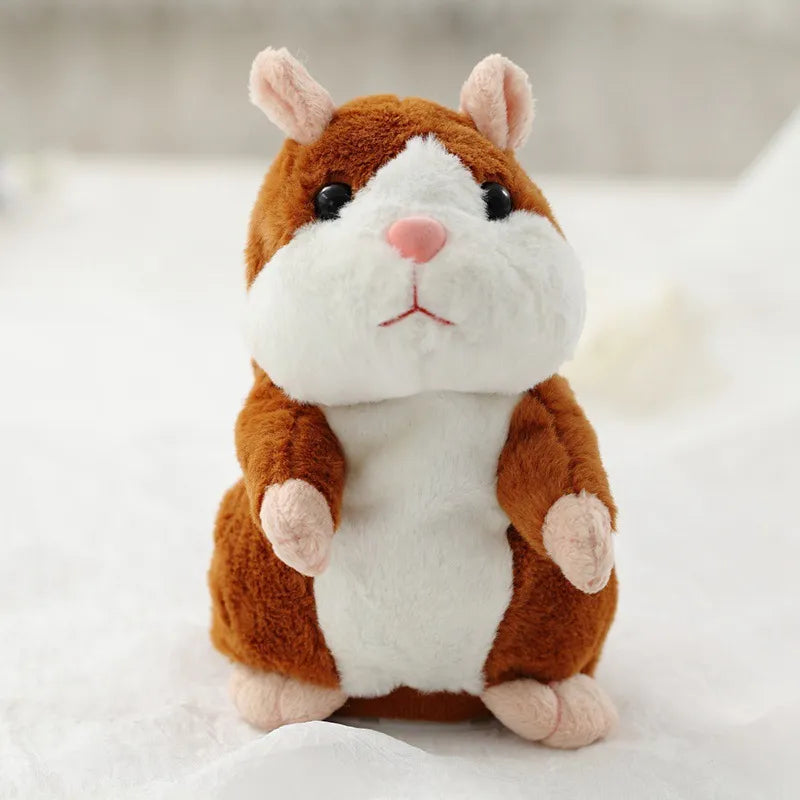 Plush talking hamster, an interactive educational toy for babies and toddlers, great gift idea