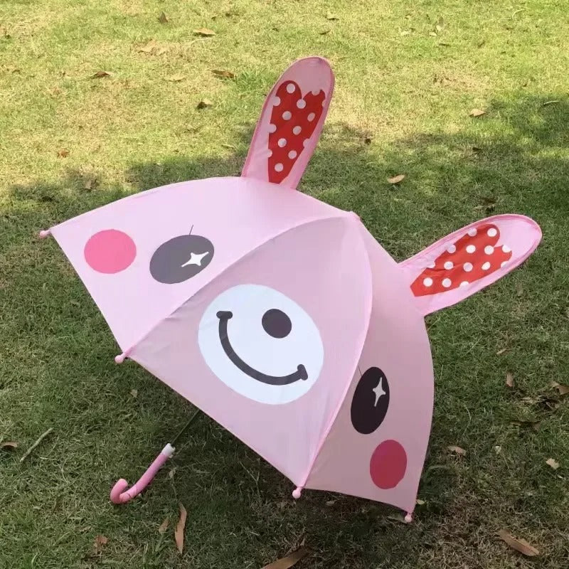 Owls in trees children's umbrella, nature-inspired rain gear for peaceful outdoor play