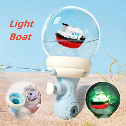 Kids' elephant water gun with a long-range blast, perfect for exciting backyard water games.