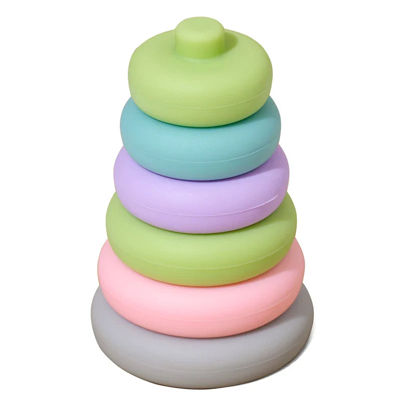 Green leaf food-grade silicone baby teether, natural and soft for teething infants