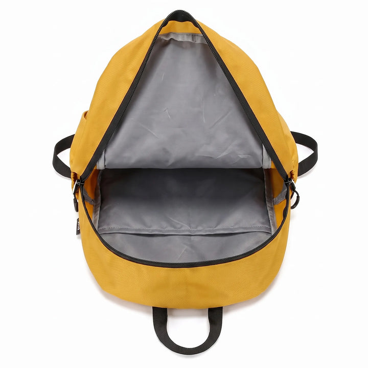 Unisex cyan foldable daypack for hiking, camping, and adventure travel. Compact and easy to pack.