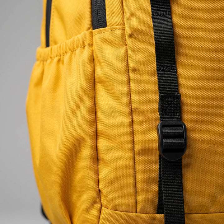 Adventure-ready unisex foldable daypack. Lightweight cyan backpack for hiking, travel, and camping.