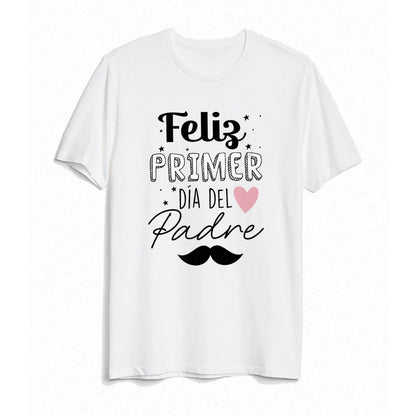 Father's Day gift: Matching heart print t-shirt for dad and baby romper, family fashion