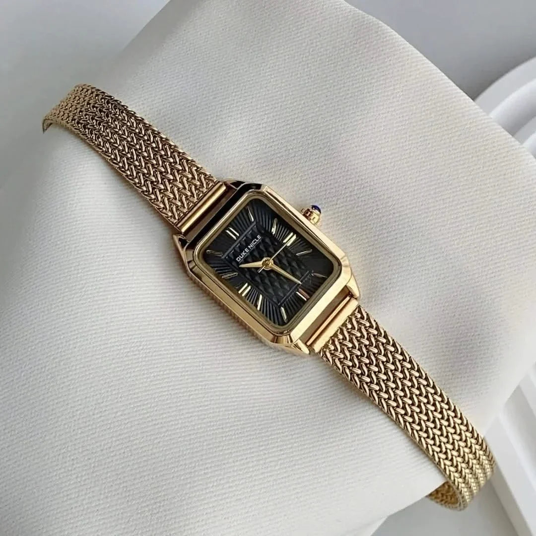 Dainty women's stainless steel watch, a petite and elegant fashion accessory.