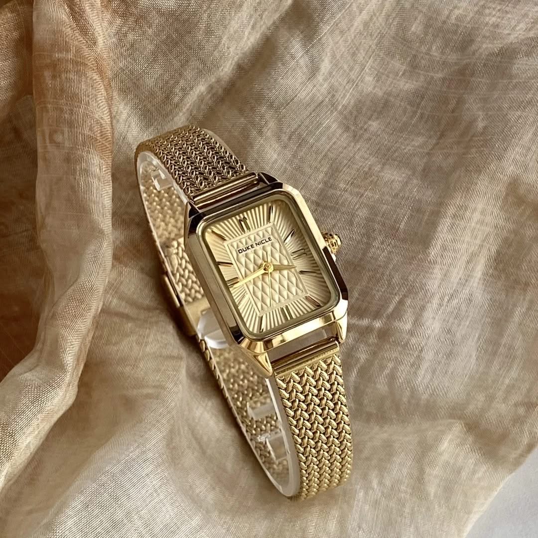Adjustable women's dainty stainless steel watch, sleek and elegant for everyday wear.