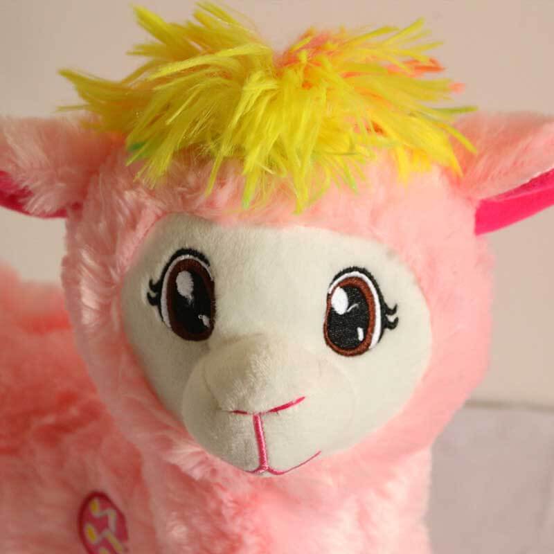 Plush dancing alpaca, an interactive electronic toy creating fun for young children