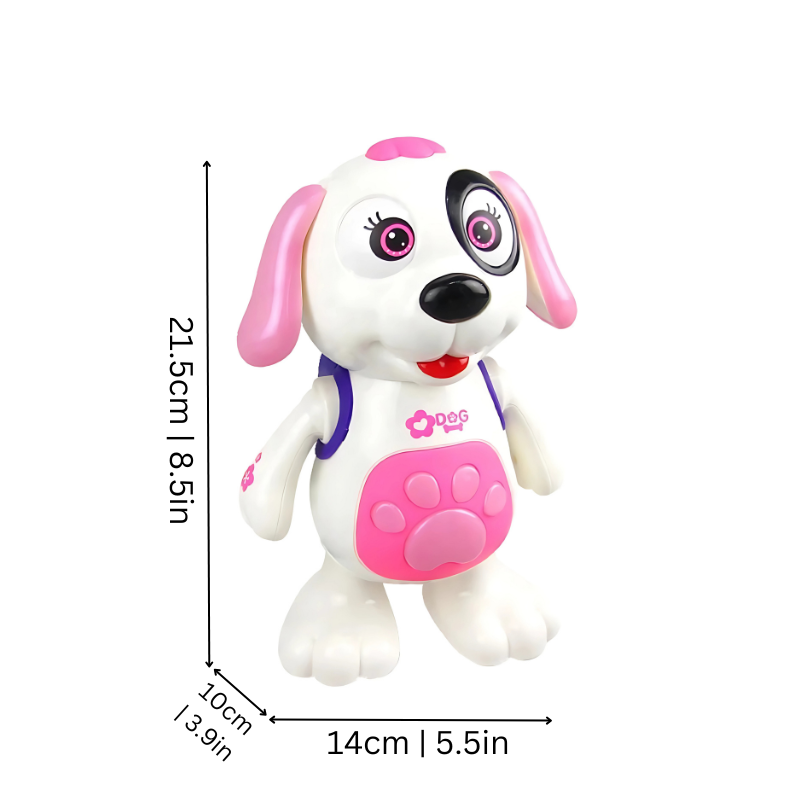 Toddler's musical dog toy with vibrant lights, a fun dancing interactive electronic toy for children
