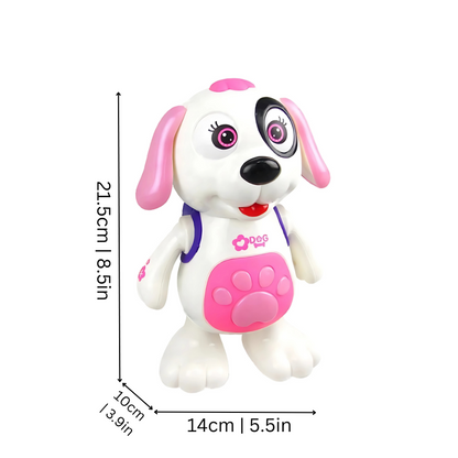 Toddler's musical dog toy with vibrant lights, a fun dancing interactive electronic toy for children