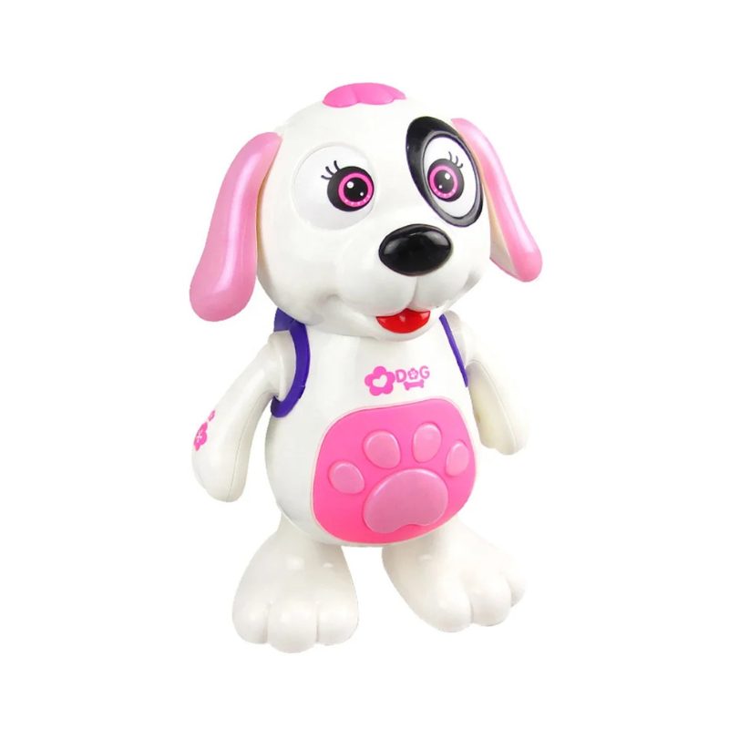 Interactive dancing dog toy with lights and music, a fun electronic toy for kids and toddlers