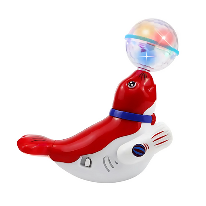 Kids' educational dancing dolphin toy, featuring bright lights and engaging music for endless fun.