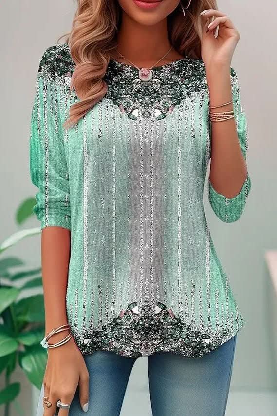 Women's dazzling sequin top, perfect party wear with a glamorous open back & relaxed three-quarter sleeves.