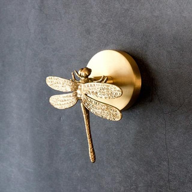 Unique gold animal coat hook, a decorative wall accent & perfect gift for home decor lovers.