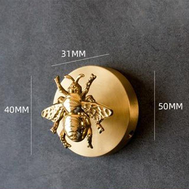 Chic gold metallic animal head coat hook, ideal for entryway or study wall decor.
