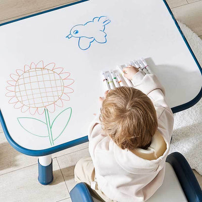 Peony pink children's adjustable plastic activity table, perfect for young kids