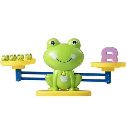 Educational dinosaur counting toy with balance beams for engaging early learning
