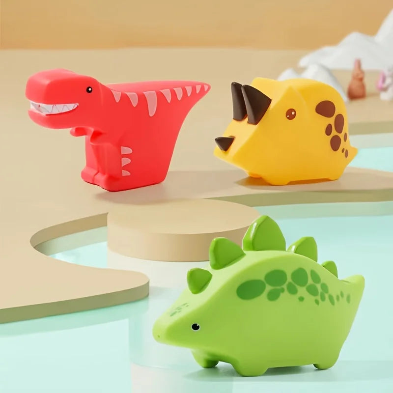 Set of assorted animal bath toys with water spray feature, engaging for kids' water play