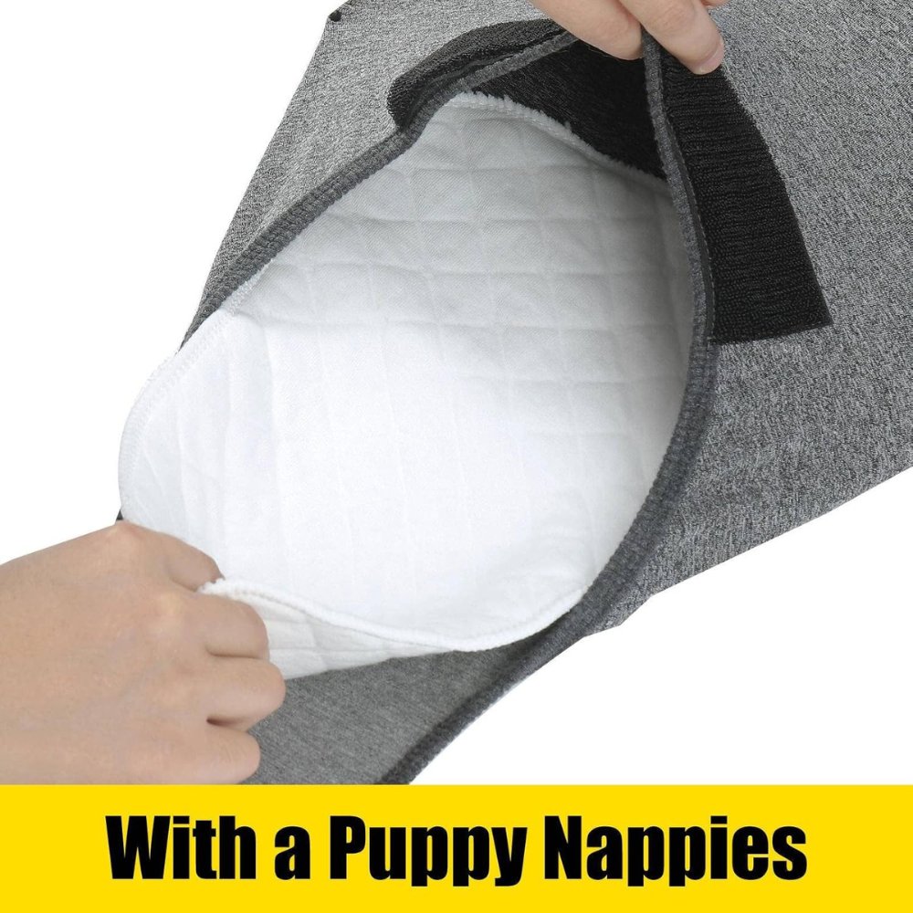 Full-body Dog Recovery Suit, a comfortable pet protective vest for post-surgery and anxiety.