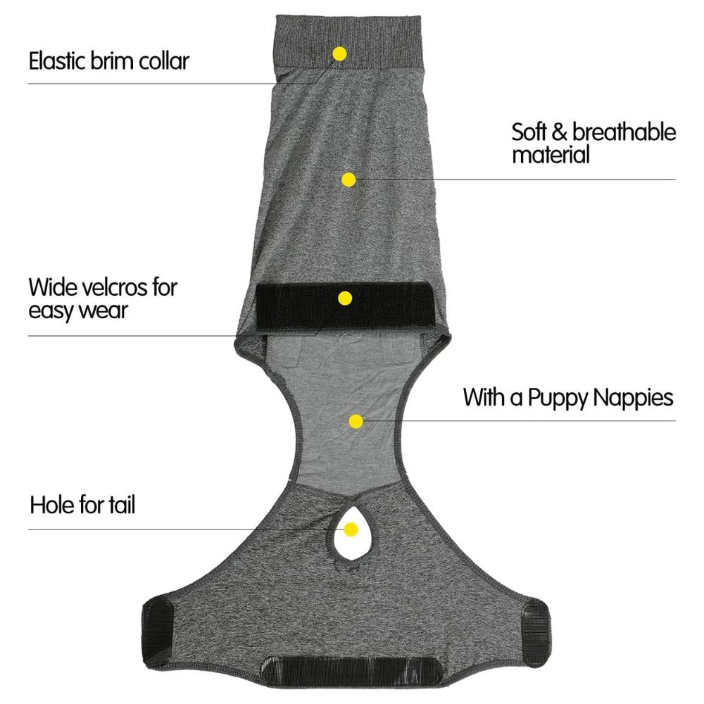 Promote healing with a Dog Recovery Suit; offers post-surgery protection & anxiety relief for pets.